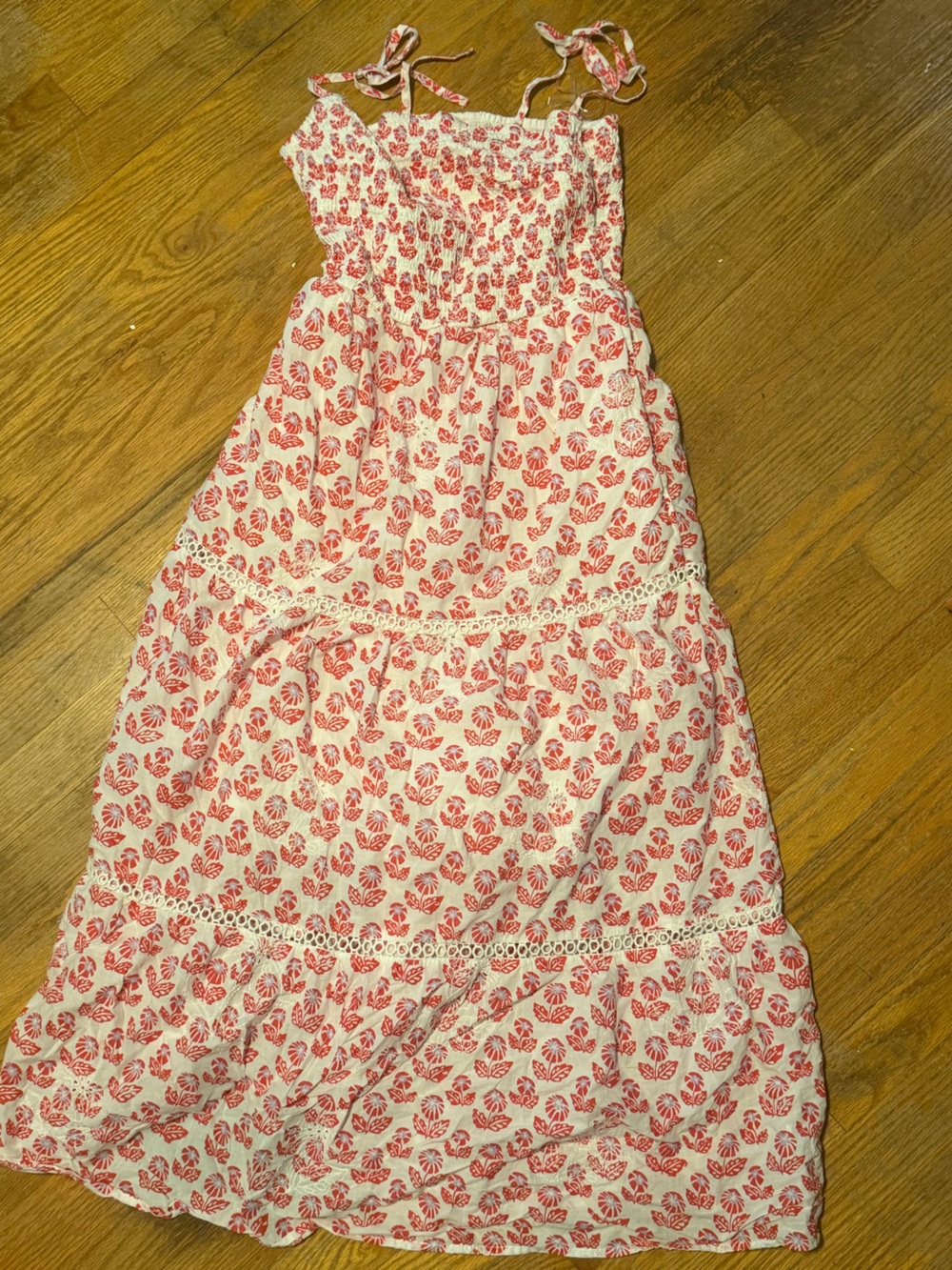 Roller Rabbit x Target floral dress red white womens size xs. New.